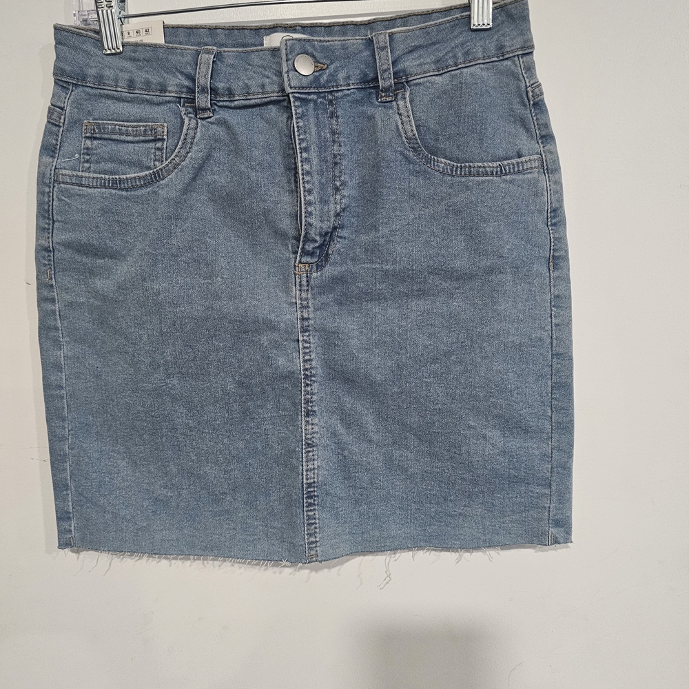Cotton On Light Blue Stretch Skirt